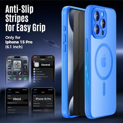 Image of Symcele Designed for iPhone 15 Pro Case, Blue