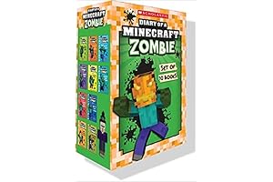 Diary of a Minecraft Zombie Set: 10 Thrilling Books for Minecraft Enthusiasts!
