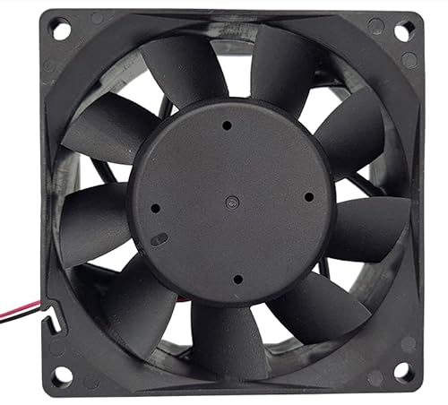 Miniatura 3 de Ventilador de 8CM 24V, para 8038 PFB0824UHE 24V 0.93A 22.32W 7500RPM 107.3CFM 80X80X38MM Ventilador de refrigeración de 2 hilos