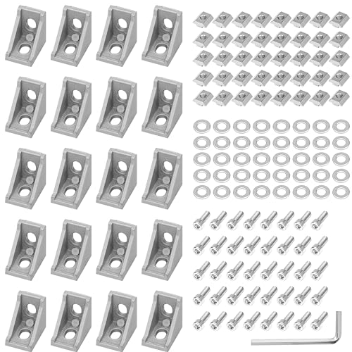 Belle Vous 2028 Eck-Winkelprofil Aluminium (20 Stück)