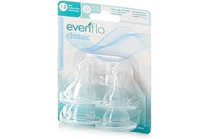 CustomFlow Classic Silicone Nipples, Medium Flow (3-6 months)