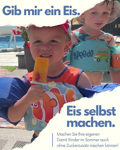 Eis-am-Stiel-Formen ANSMIO mit 9 wiederverwendbaren Eisförmchen