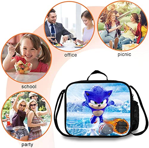 Lmucyisyis Cartoon Lunch Bag Insulated Lunch Box For Teens Students, Portable Large Capacity Bento Box For Boys Girls For Work Picnic School Travel #TOP3