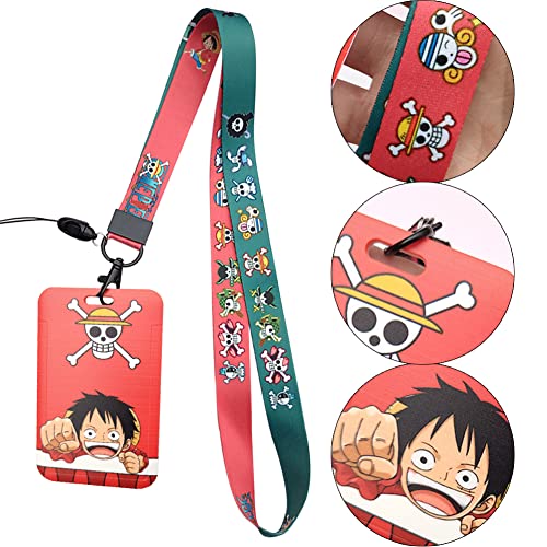 2 PCS One Piece Lanyard Copertina della Carta