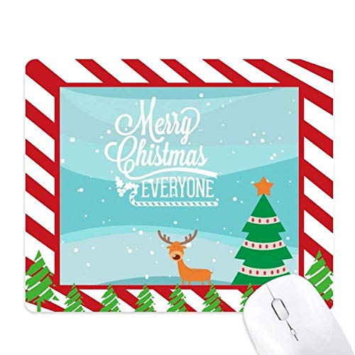 Tapis de souris grand modèle motif Noël pour protéger le bureau