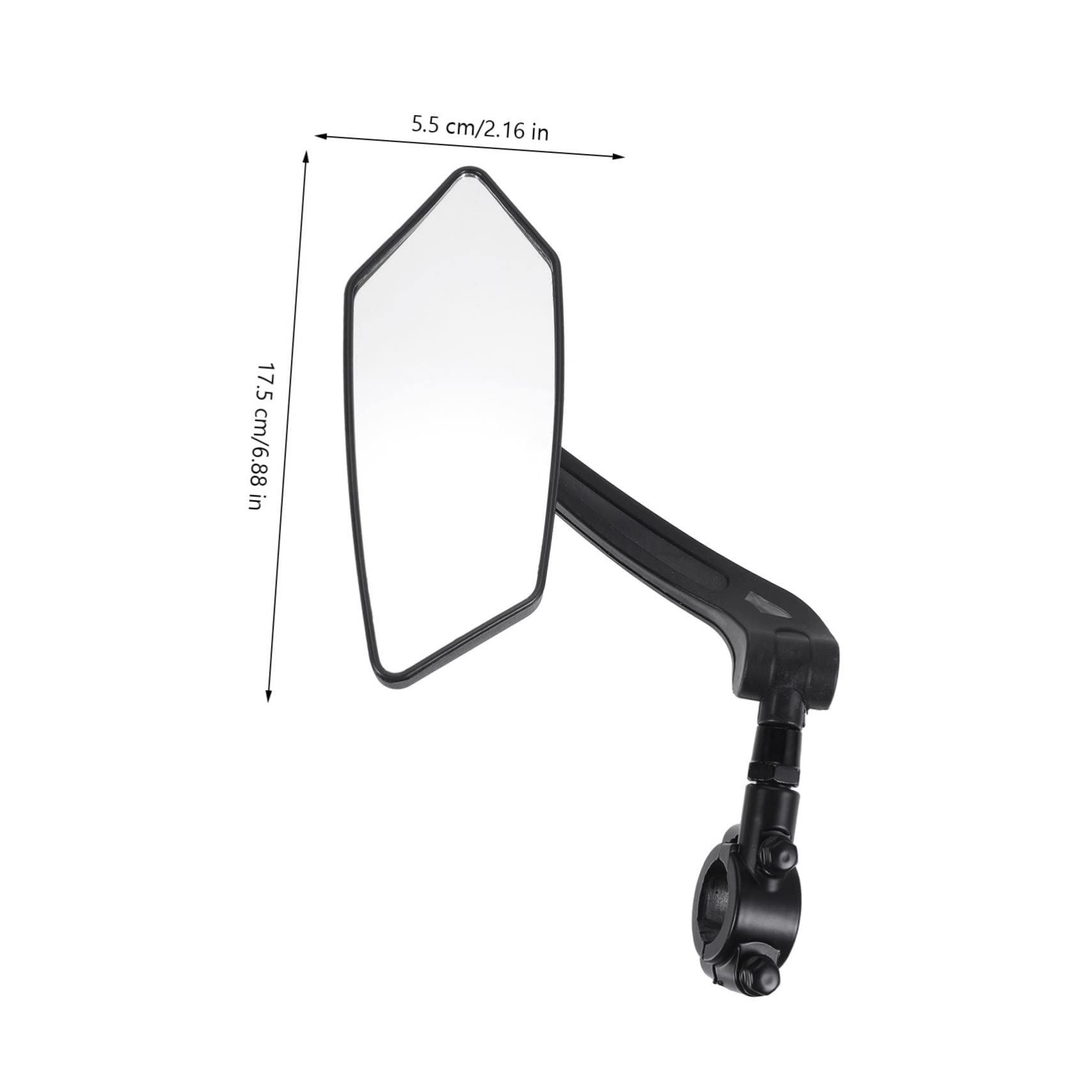 ibasenice 4 Pièces Rétroviseur Angle Hd pour Guidon Miroir de Sécurité Latéral Gauche Compatible Vtt Accessoire Cyclisme Pratique et Robuste