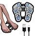 Produktbild mizikuu Fußmassagegerät EMS, Fussmassagegerät Elektrisches USB Tragbare Intelligente Massagematte mit 6 Modi 9 Einstellbare Frequenzen Foot Health Massager Fördern für Durchblutung Muskelschmerzen