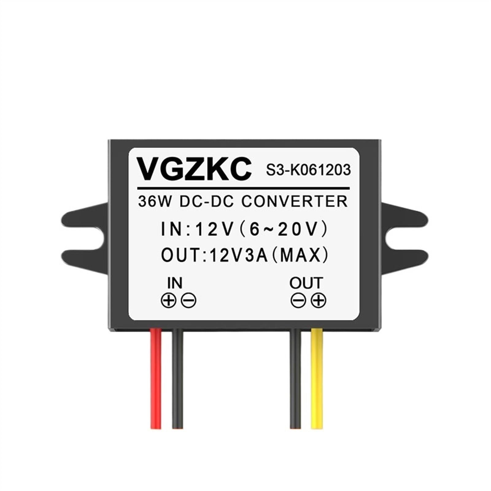 2RD58I8PM 12V to DC Power Converter 6-20V to Regulated Supply Module to Voltage(6-20v to 12v 3a S3)