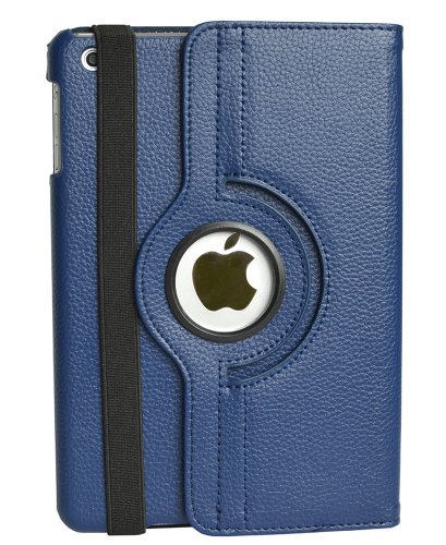 flyorigin Housse Etui Smart Cover pour Tablette iPad Mini 3/2 /1,en PU Cuir,Fait automatiquement Passer en Mode Veille et Sortir du Mode Veille Votre,Rotatif...