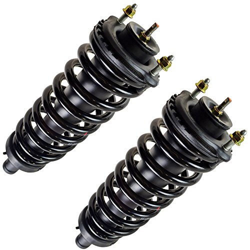 Image of TRQ Shocks Struts & Springs Front LH RH Pair Set for Chevy GMC Buick Olds Isuzu Saab