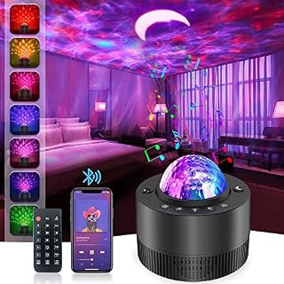 Star Projector Light,LED Kids Night Light,Connect your phone to play music,Galaxy Nebula Ceiling Projector Lamp,with Remote and Timer,for Children and Adults Bedroom Party Best Gift