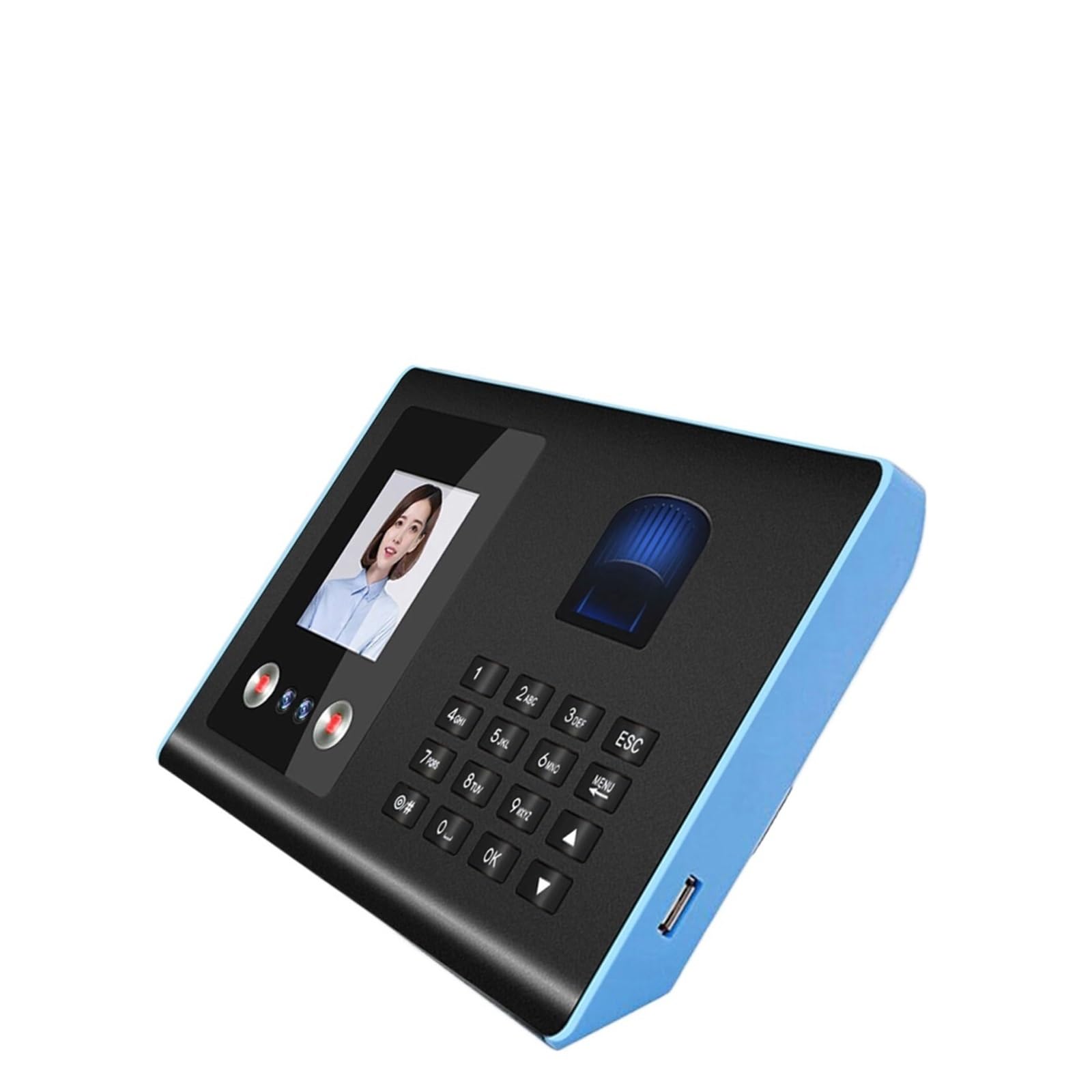 CVFRDD Intelligent Attendance Machine Face Fingerprint Password Recognition Mix Biometric Time Clock Voice Broadcast Multi-language
