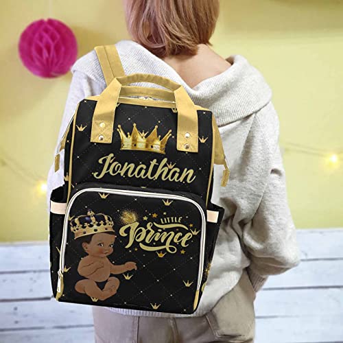 Custom Nursing Baby Bags with Name for Mommy Daddy Personalized Casual Nylon Mommy Nursing Backpack with Thermal Pockets for Travel 224-103