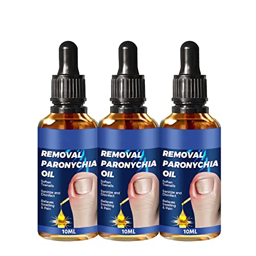 German Toenailcare Removal Paronychia Oil, Ingrown Toenail Treatment, Toenail Treatment Best Nail Repair Solution for Damaged Discolored Thick Nails (3PCS)