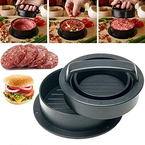 Hamburgatrice Manuale Pressa Per Hamburger Antiaderente - In Acciaio