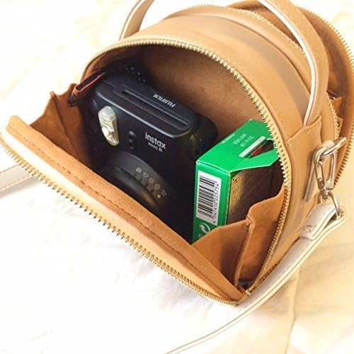 CAIUL Compatible Mini First Generation Zipper Universal Carry Case for Fujifilm Mini 9 8 8+ 70 7s 25 26 50s 90 Camera, Polaroid Zip Mobile Printer, Printer (Beige)