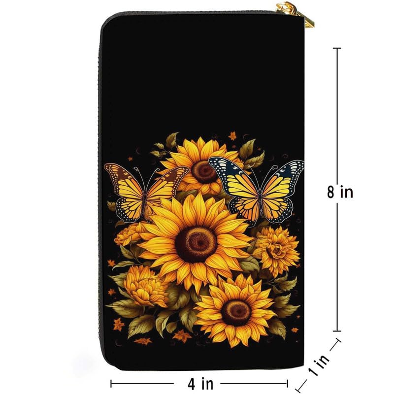 RFID Blocking Wristlet Wallet for Women & Teen Girls-Large Capacity Leather Phone Clutch with Removable Strap,4