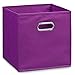 Zeller 14135 Caja de Almacenaje, Non-Woven, Morado, 28x28x28 cm