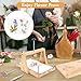 NIUGRECF 1Set Large Wooden Flower Press Kit - Even Pressure Flowers Pressed DIY Arts Set for Making Dried Flower/Plant（11in*7in）