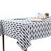 Produktbild ROUSIER®Tischdecke Blauer Fisch Retro Rechteckige Tischdecke Baumwolle Leinen Tischdecke Geeignet Für Home Küche Dekoration, Verschiedene Größen,140 * 200cm