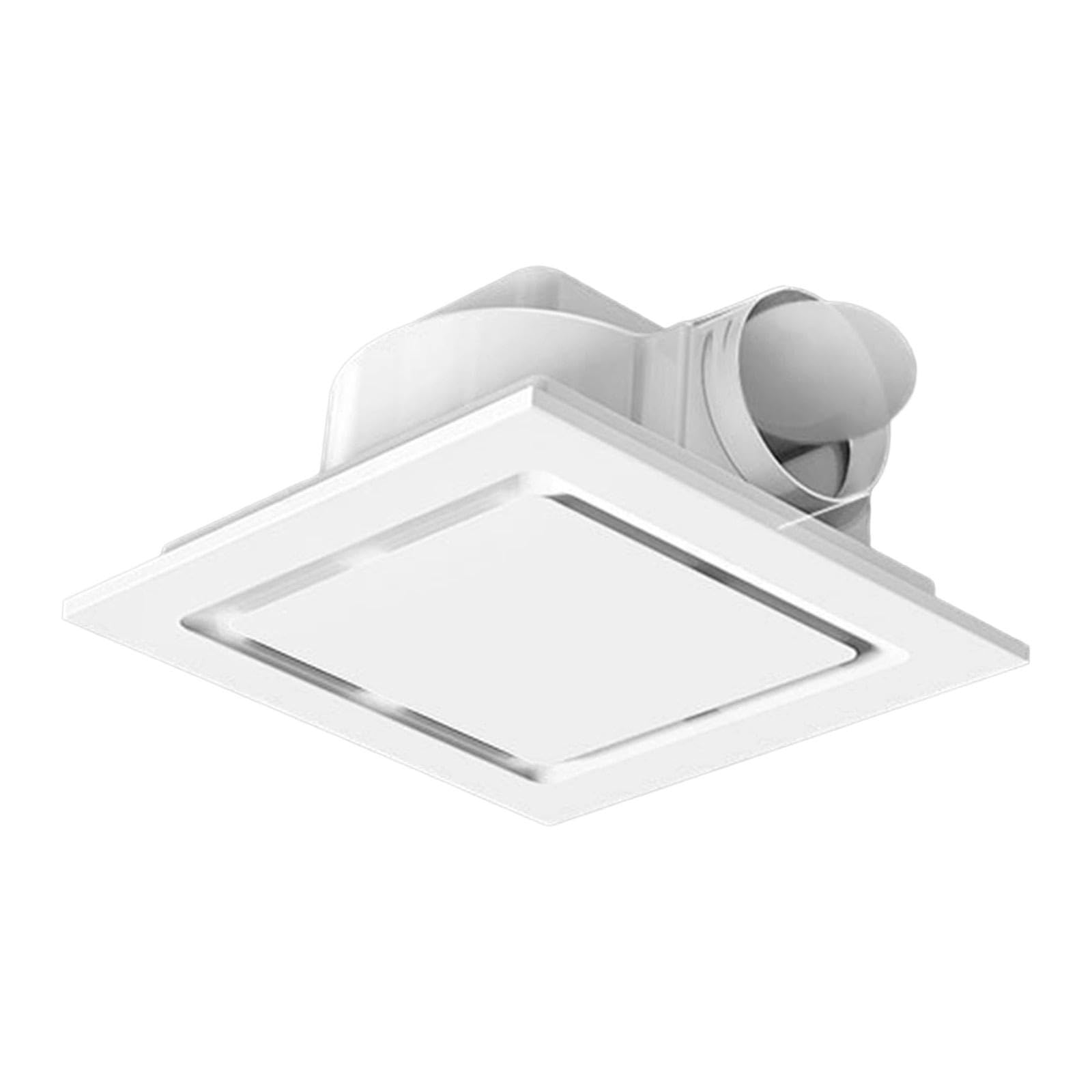 MagiDeal Extractor de para baño, silencioso, moderno y potente, para montaje en techo, ideal para lavandería, 34cmx34cm