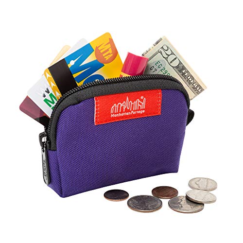 Manhattan Portage Coin Purse With Zipper Closure Pouch Eclectic Colors Credit Card ID Card Jewelry Keys Water Resistant Gift 1000D CORDURA® Everyday Carry 5