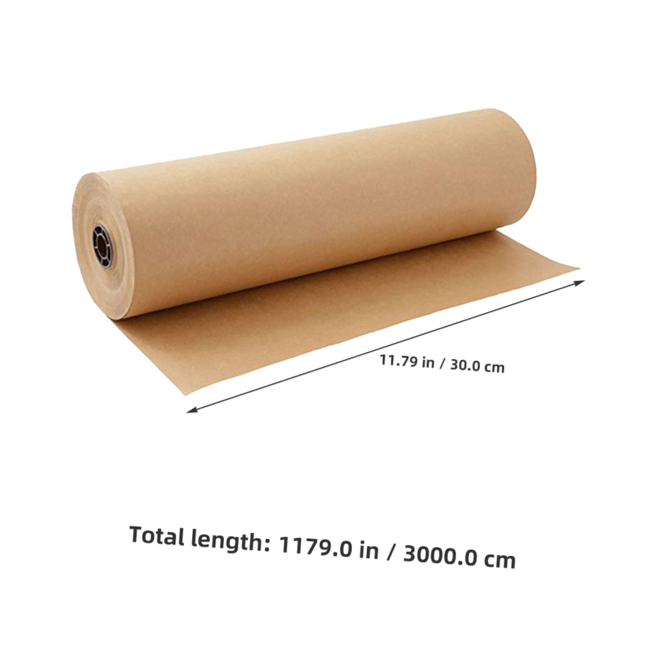 Kraftpapier Rollen Geschenkpapier 2 Rollen für Geburtstagsgeschenke
