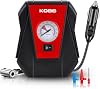 KOBB KB100 12Volt 100 PSI Air Pump with Analog Indicator, Red/Black
