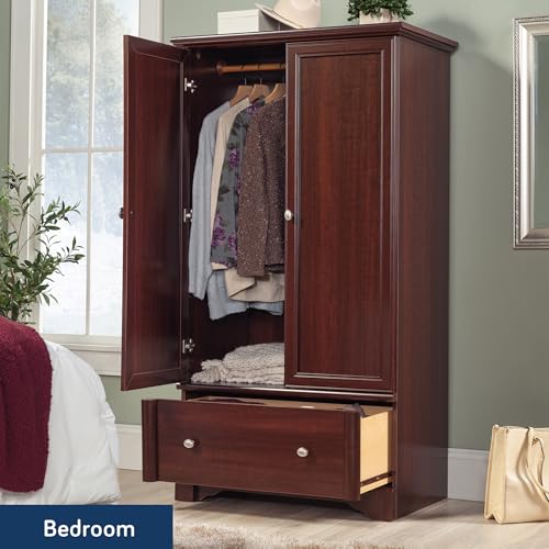 Image of Sauder Palladia Armoire, Select Cherry finish