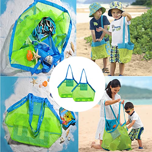 Borsa per Giocattoli da Spiaggia,2 Pezzi Borsa a