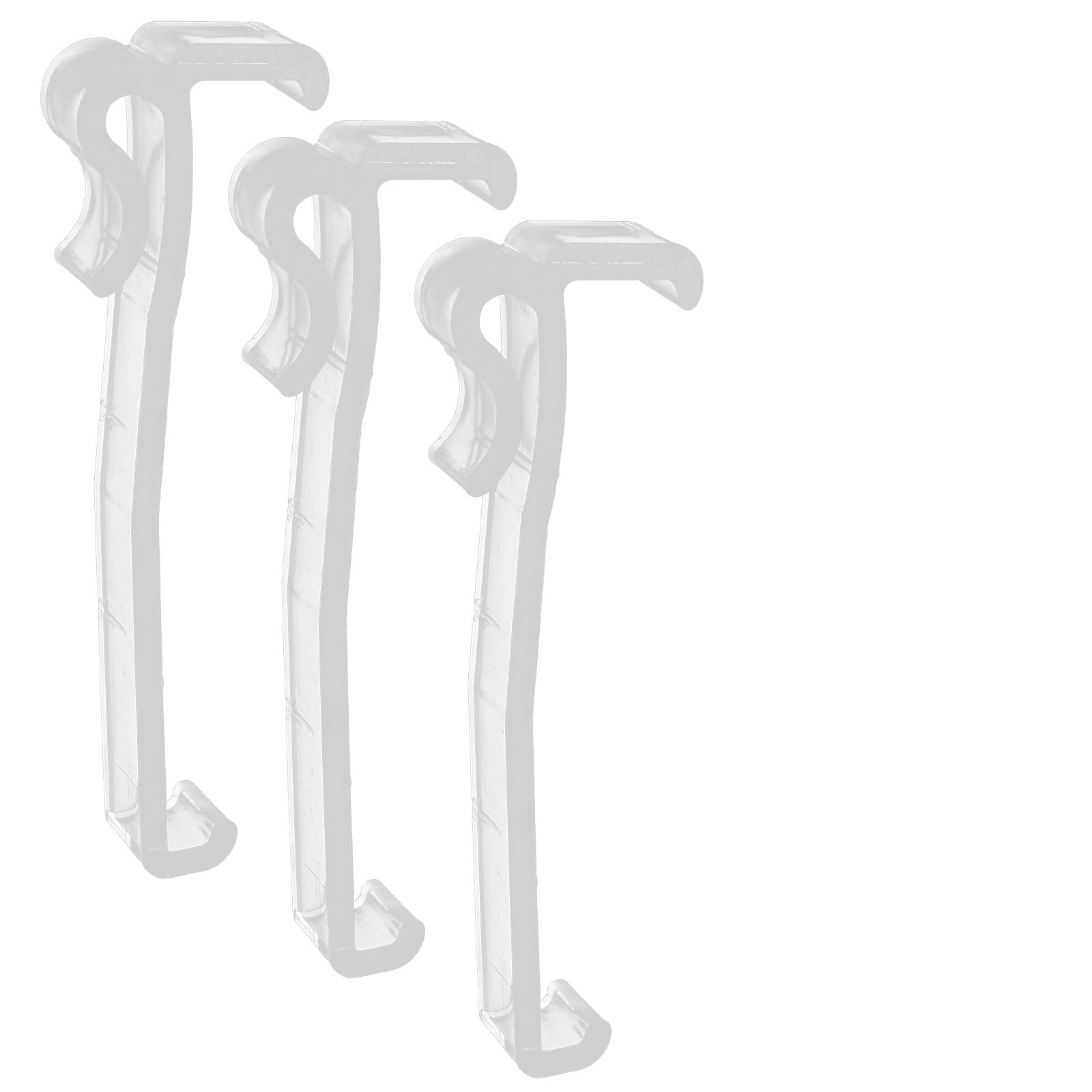 12 Pcs Valance Clips Curtain Accessories Plastic Blind Clamps Window Replaceable Vertical For Door