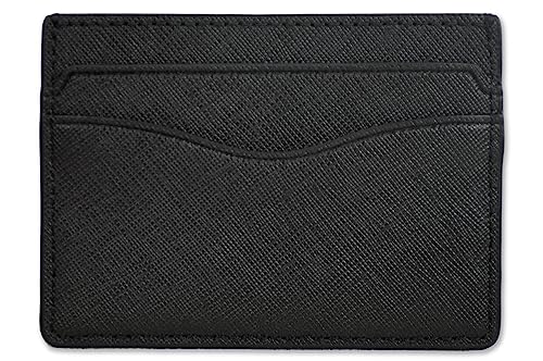 Tory Burch Womens 136101 Saffiano Leather Emerson Slim Card Case Wallet, (001 Black)