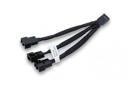 EKWB EK-Cable Y-Splitter 3-Fan PWM, 3.9 in Negro