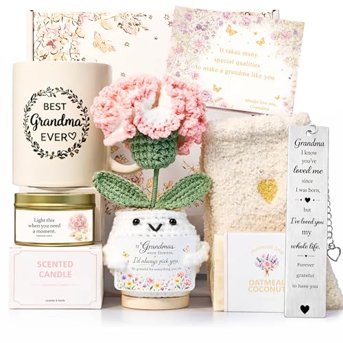 Mothers Day Gifts for Grandma, Grandma Gifts, Grandmas Birthday Gifts from Grandkids, Unique Best...