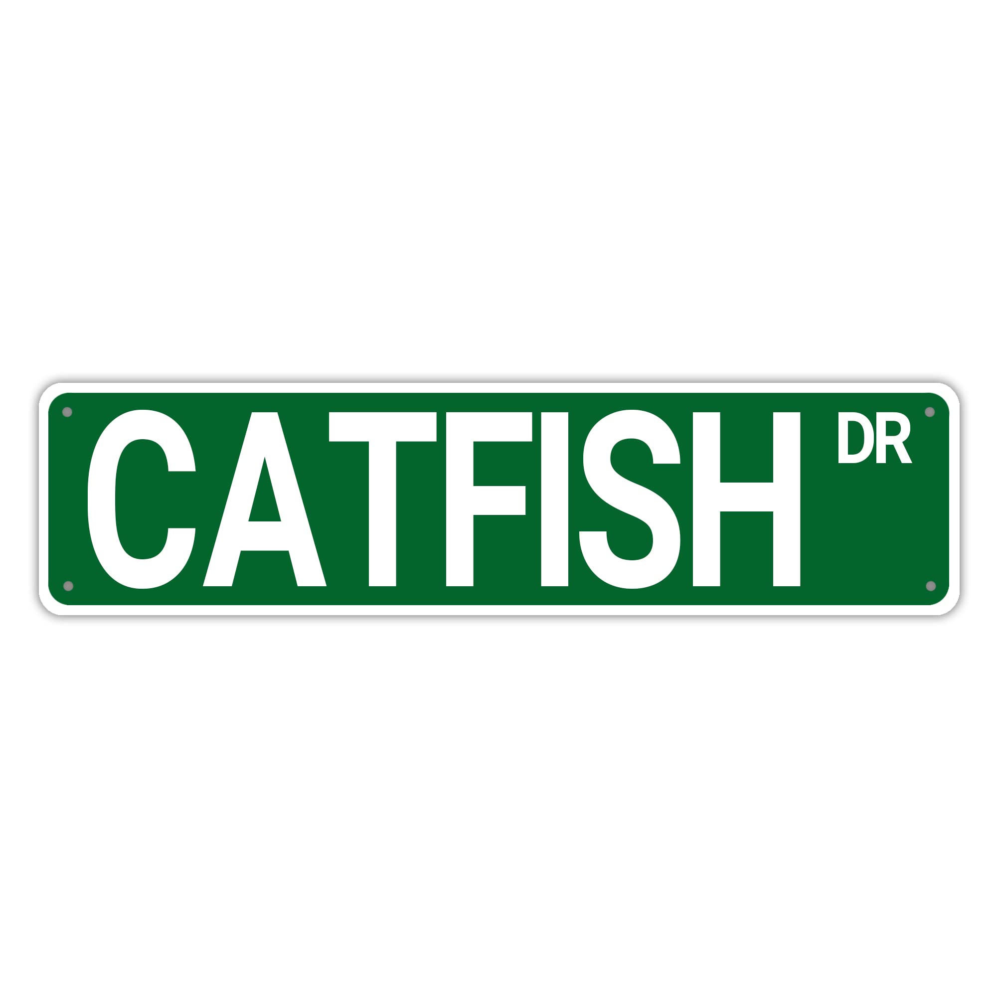Catfish Dr Retro Tin Signs Aluminum Metal Sign Quotes Home Kitchen Pub Club Wall Yard Pub Club Porch Decor 4x16 Inch