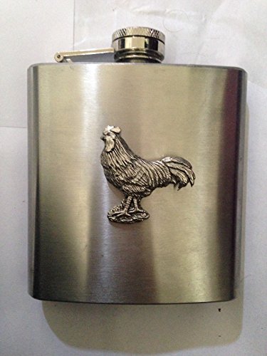 Flasque étanche en acier coq en étain anglais pour ne plus perdre son bouchon