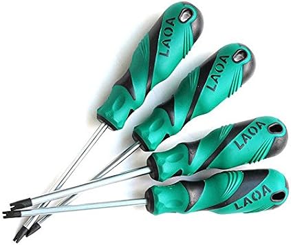 LAOA U Bolt Type U-shaped Precision Screwdriver set, Special-shaped Screwdriver, 4 in 1 Industrial Grade U-shape Screwdriver, S2 Alloy Steel