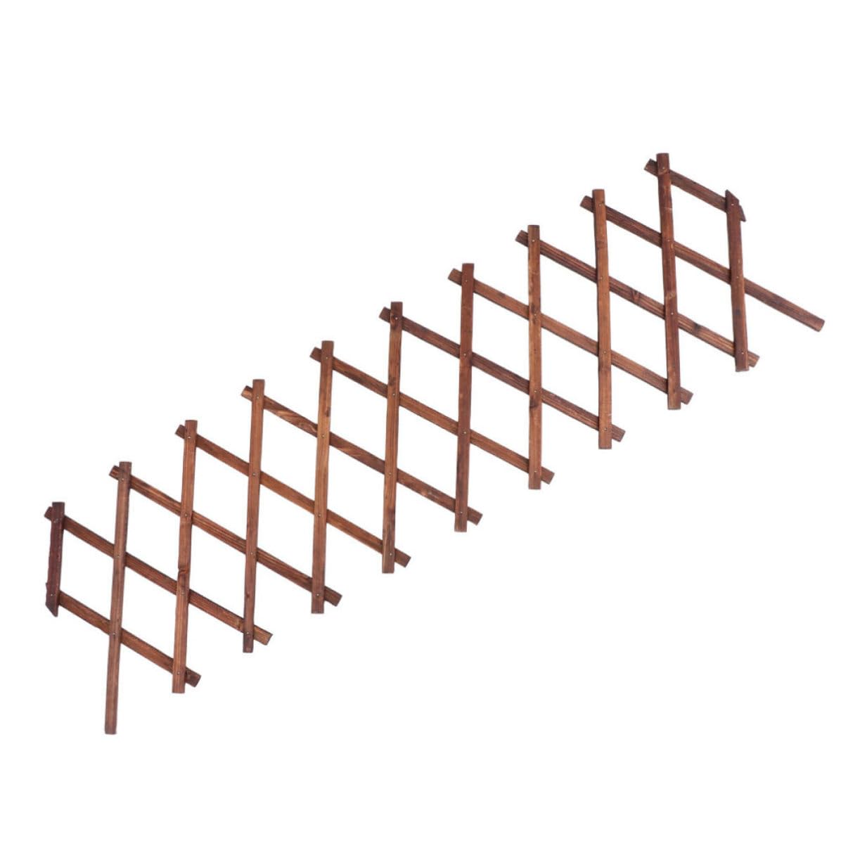 Treillis extensible pour plantes grimpantes idéal pour habiller les clôtures et murs de jardin