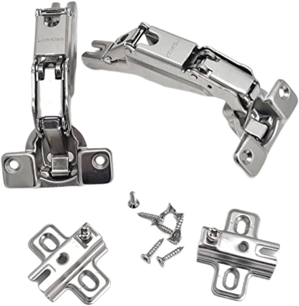 Cerniere Per Ante Scolapiatti - Apertura 165°, Tazza 35 Mm, Con Basette Incluse - Foto 5