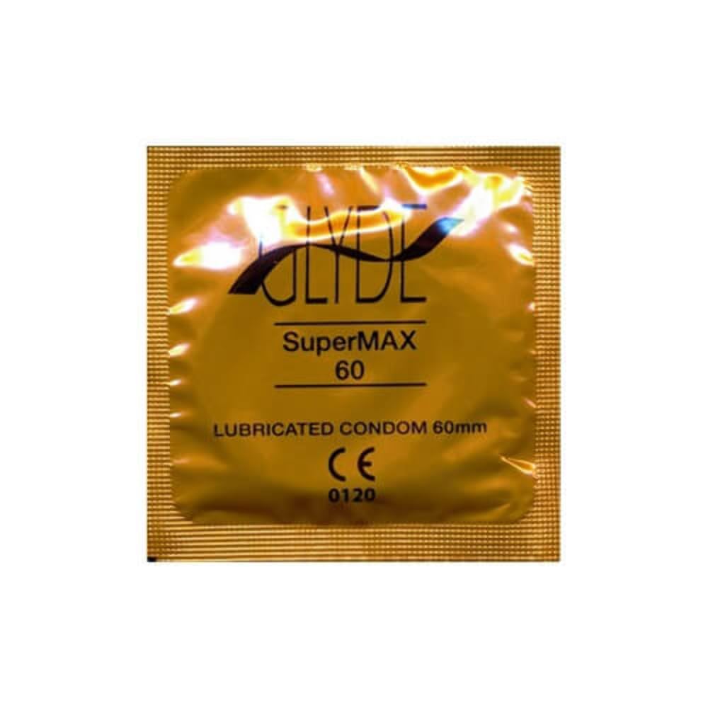 Glyde Preservativos masculinos Ultra Supermax Vegan Condoms 100 Bulk Pack