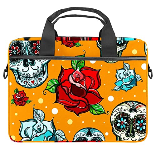Pochette ordi 14 pouces bandoulière anti-rayures loup