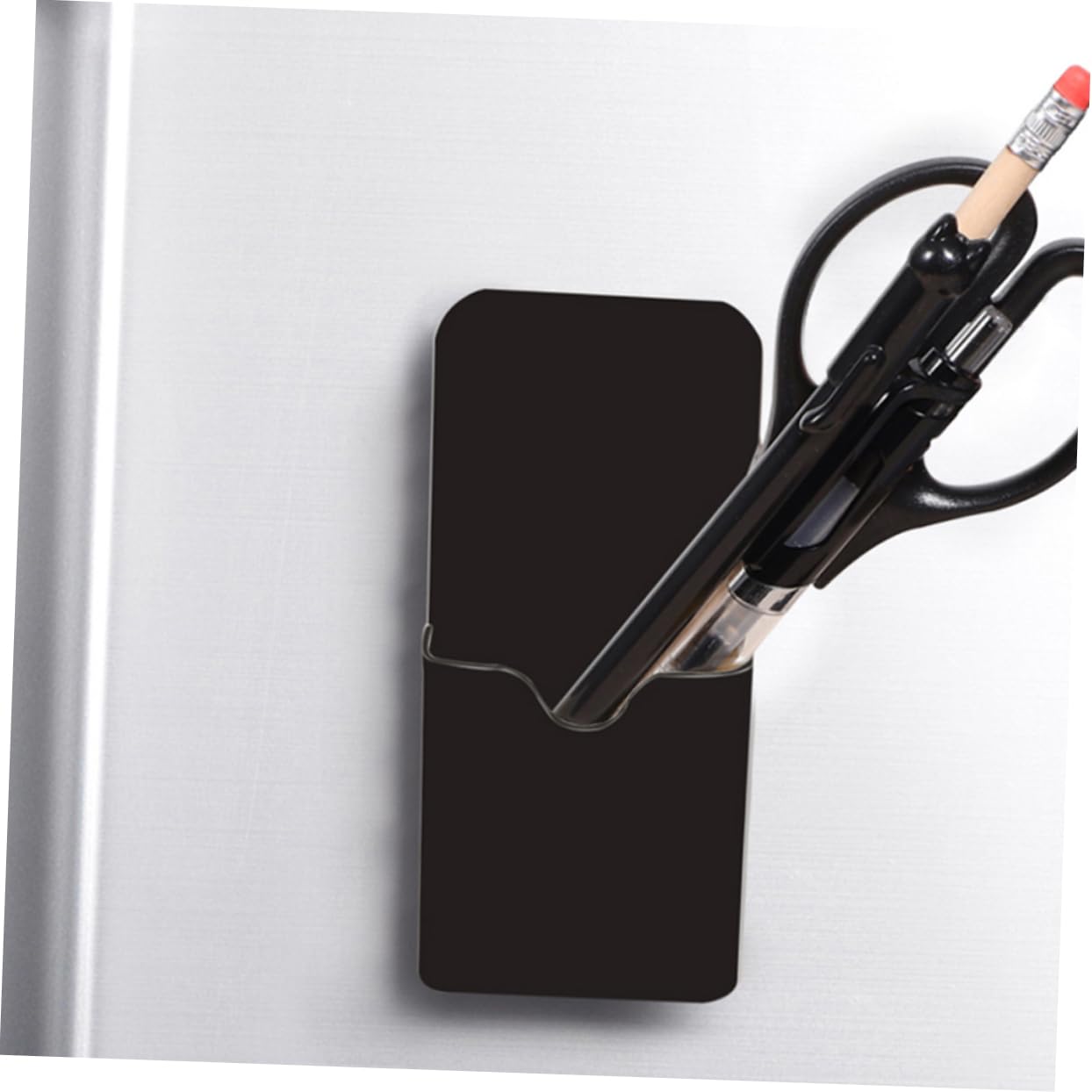 5 Set Portapenne Magnetici Per Lavagna Organizer Penne Con Supporto Magnetico Compatto Per Ed Accessori Ufficio Nero 4 Pezzi*5