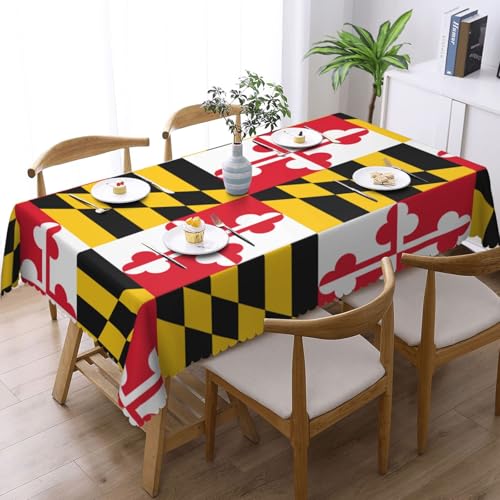 Nappe rectangulaire Maryland en tissu imprimé pour buffets - 3