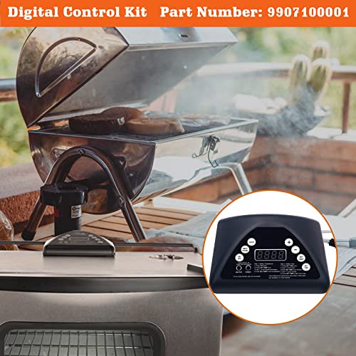 Replacement 9907100001 Part For Masterbuilt Digital Control Panel Kit, Compatible With Masterbuilt 20070311/20070411/20072614 Top Controller Electric Smoker #TOP5
