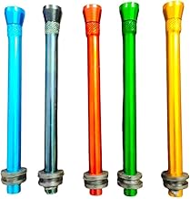 PUFF SMART Metal Bong Shooter Pipe, Multicolour (Pack of 5) - 12cm