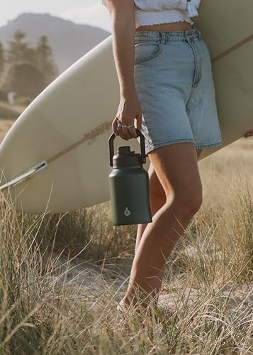 Image of BJPKPK 64oz Insulated Water Bottle, Half Gallon Stainless Steel Water Jug