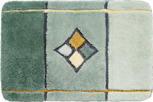 Grund 60 x 60 cm AKANT Luxury Bath Mat, Green Main Image Small