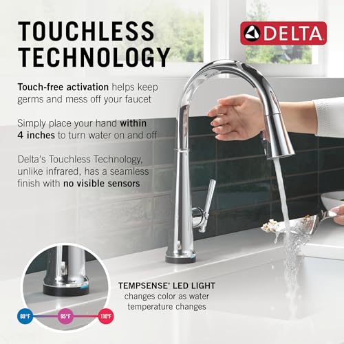 Image of Touch2O Technology Kitchen Faucet with Touchless Technology