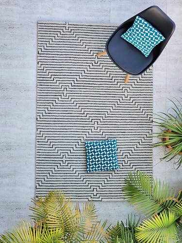 Image of Soft Pure Woolen Modern Collection Tufted Carpet for Living Room,Bedroom'Kitchen and Hall (12 X 15) Feet