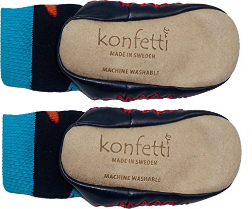 Konfetti Crazy Cars Slipper Sock Swedish Moccasin4